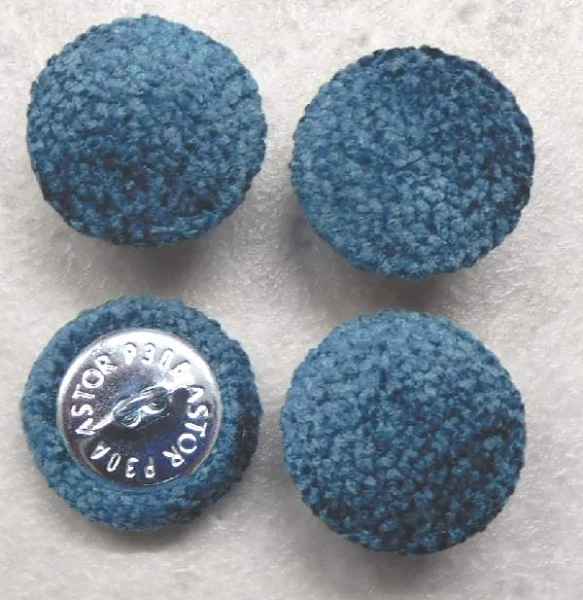 Polsterknöpfe Mikrofaserstoff bezogen