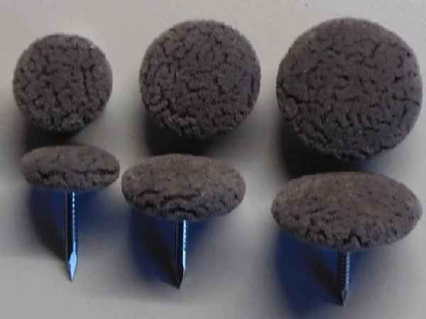 Polsterknöpfe mit Nagel Mikrofaser 240