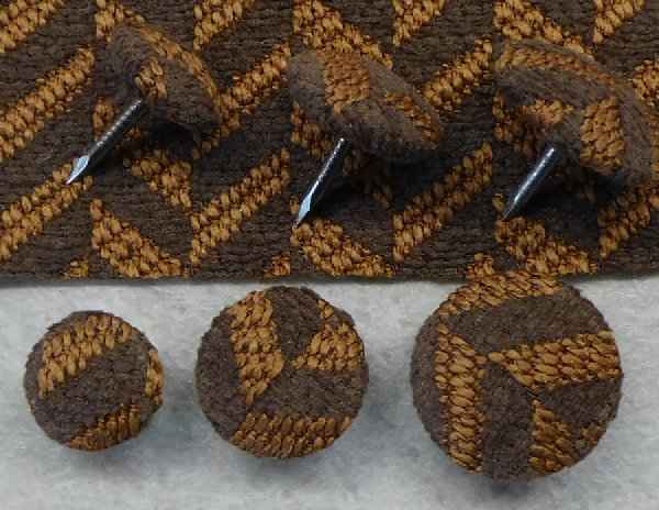 Polsterknöpfe mit Nagel Polsterwebstoff 705