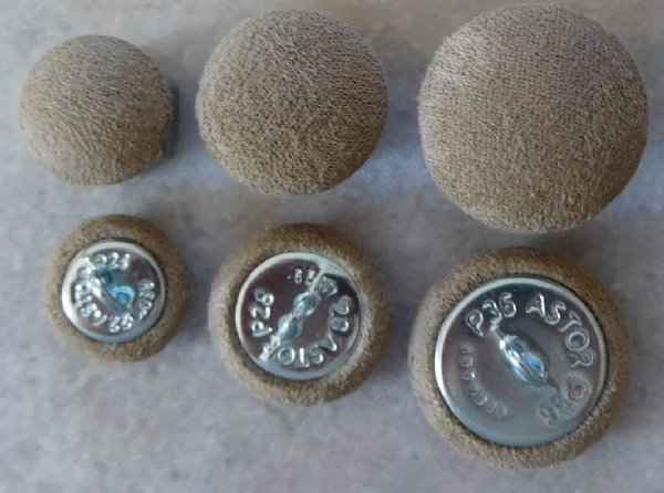 Polsterknöpfe mit Haken Mikrofaser Kamel