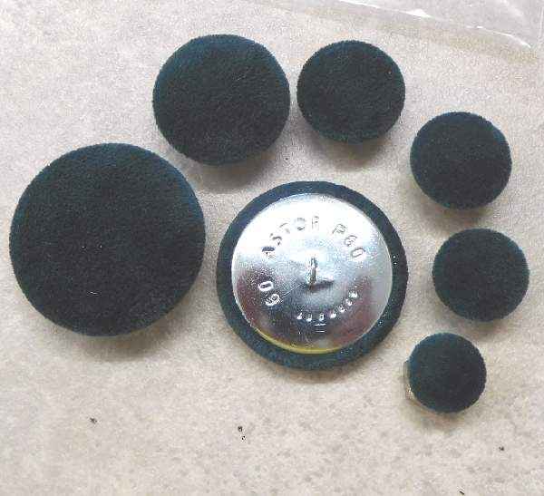 Polsterknöpfe mit Öse mit Mikrofaser Blaugrün
