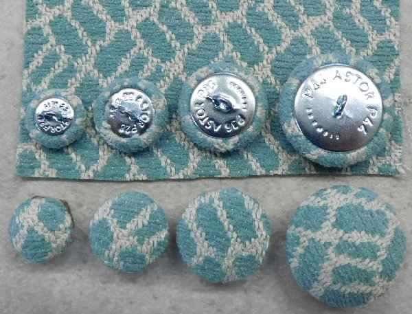 Polsterknöpfe mit Haken Polsterwebstoff 706