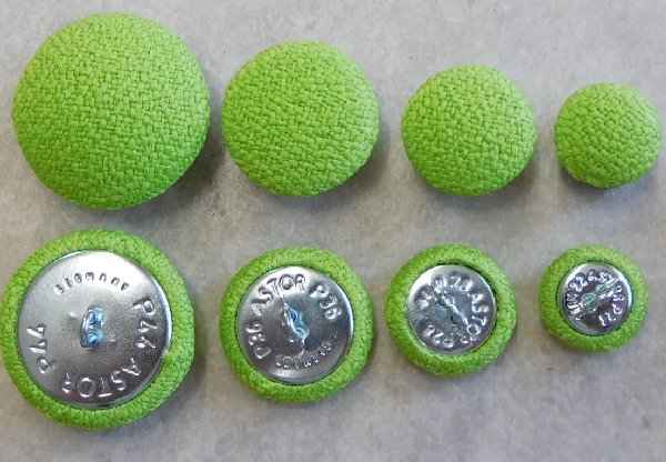 Polsterknöpfe mit Haken Kreppgewebe 903