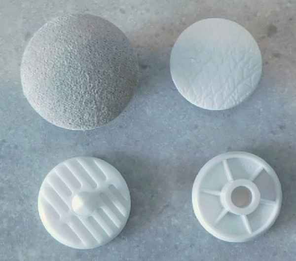 Polsterknöpfe Outdoor Mikrofaser Sand