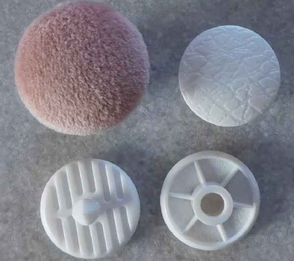 Polsterknöpfe Outdoor Mikrofaser Rosa