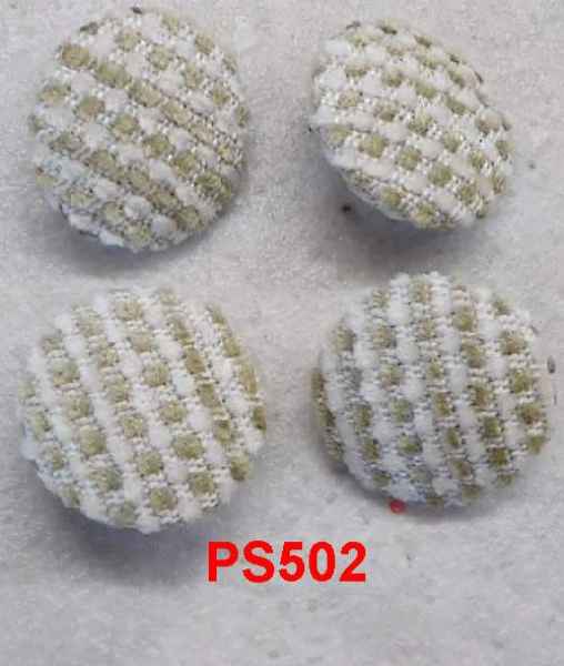 Polsterknöpfe mit Öse mit Webstoff 502 bezogen