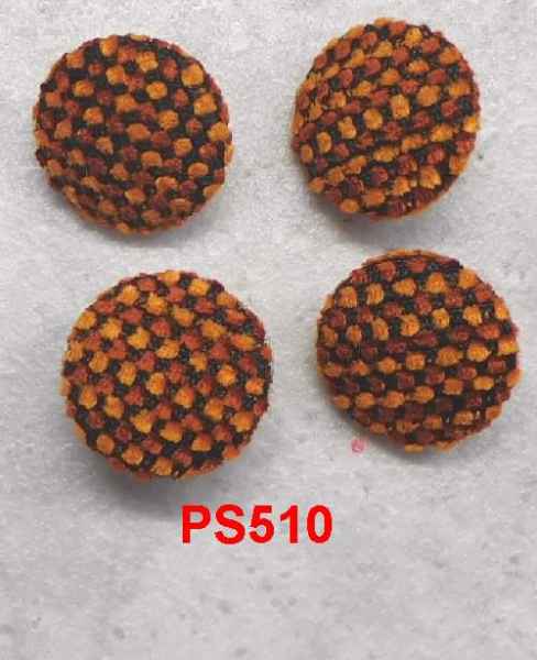 Polsterknöpfe mit Öse mit Webstoff 510 bezogen