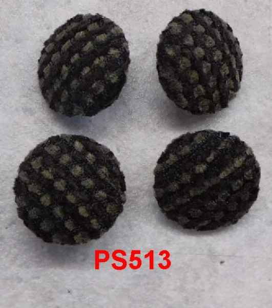 Polsterknöpfe mit Öse mit Webstoff 513 bezogen