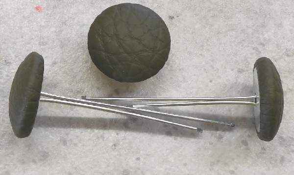 Polsterknöpfe mit Splint Kunstleder Forest