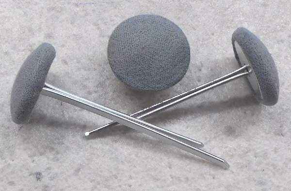 Polsterknöpfe mit Splint Mikrofaser Stahl