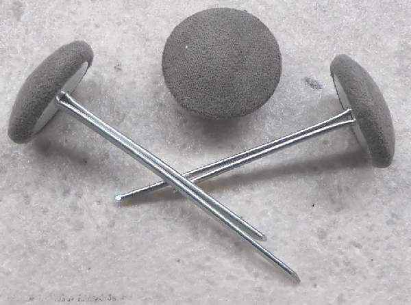 Polsterknöpfe mit Splint Mikrofaser Elefant