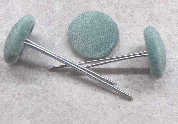 Polsterknöpfe mit Splint Mikrofaser Mint