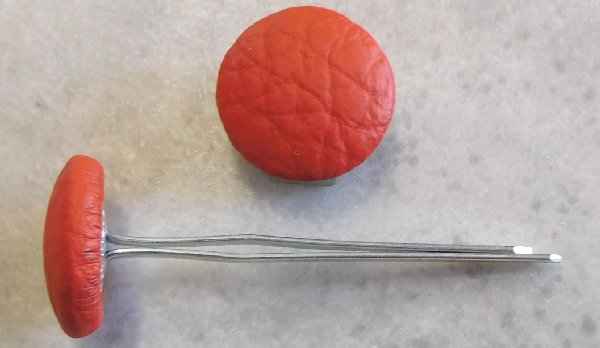 Polsterknöpfe mit Splint Kunstleder Masai