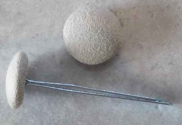 Polsterknöpfe mit Splint Toffee