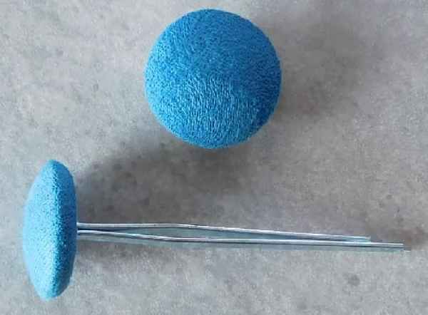 Polsterknöpfe mit Splint Türkis