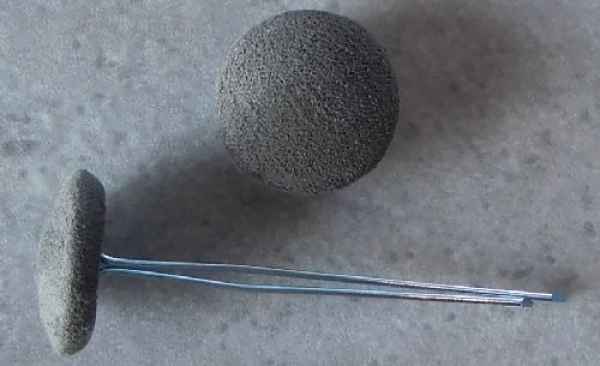 Polsterknöpfe mit Splint Elefant