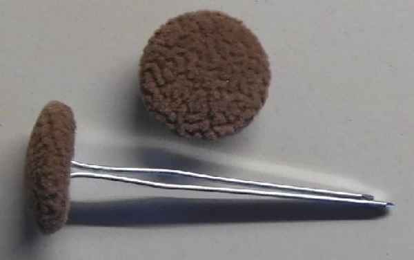 Polsterknöpfe mit Splint Mikrofaser 243