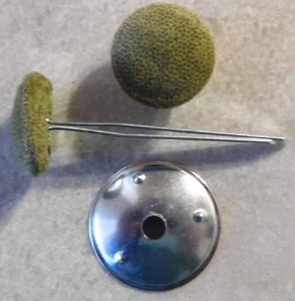 Polsterknöpfe mit Splint Mikrofaser
