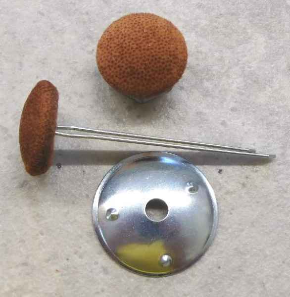 Polsterknöpfe mit Splint Mikrofaser