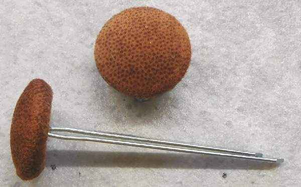 Polsterknöpfe mit Splint Mikrofaser