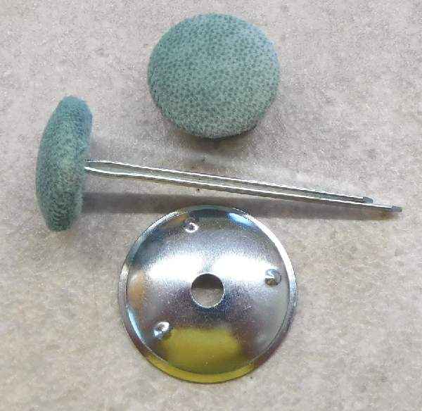 Polsterknöpfe mit Splint Mikrofaser