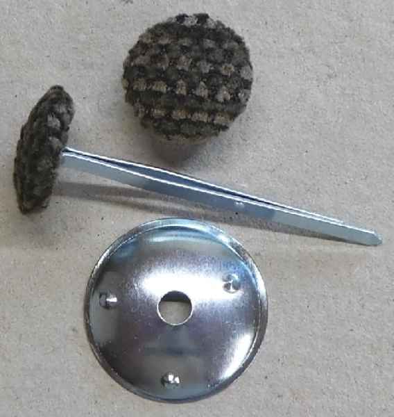 Polsterknöpfe mit Splint Webstoff 501