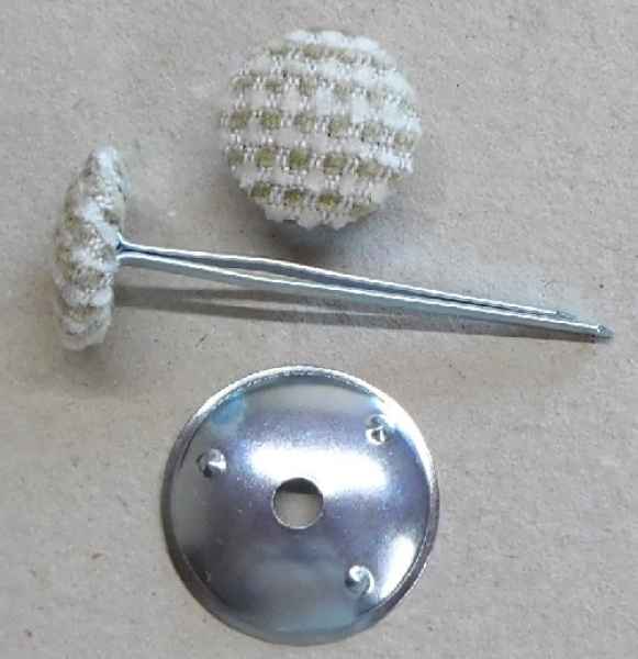 Polsterknöpfe mit Splint Webstoff 502
