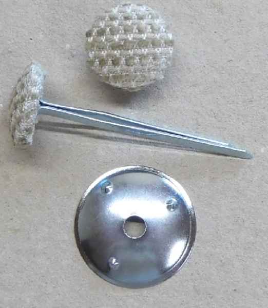 Polsterknöpfe mit Splint Webstoff 503
