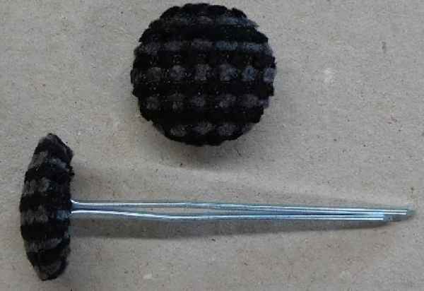Polsterknöpfe mit Splint Webstoff 514