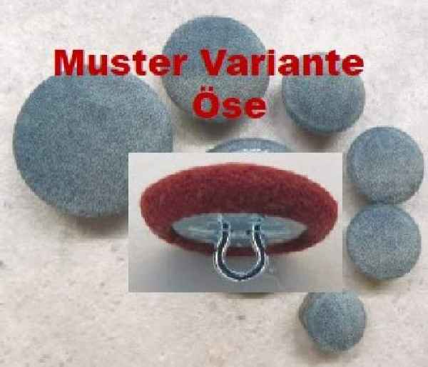 Polsterknöpfe Öse Mikrofaser-Kunstleder Beigebraun