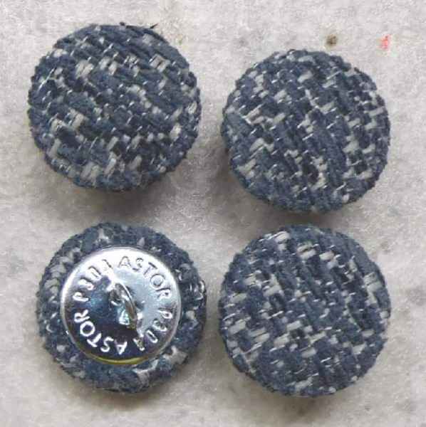 Polsterknöpfe Webstoff bezogen