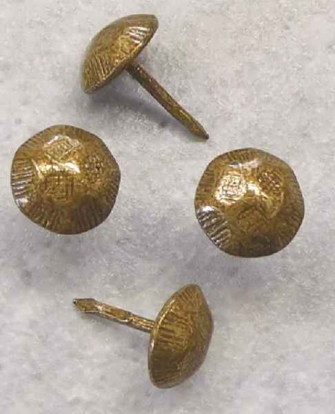 Polsternägel Z9H 1/2 Altgold gefleckt