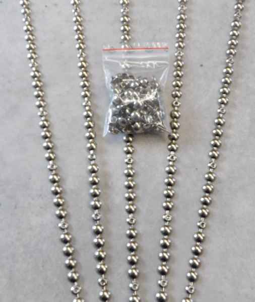 Ziernagelstreifen 100 1/3 9,6mm vernickelt